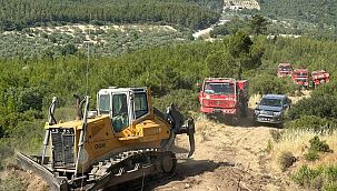 Bergama’daki orman yangını kontrol altına alındı