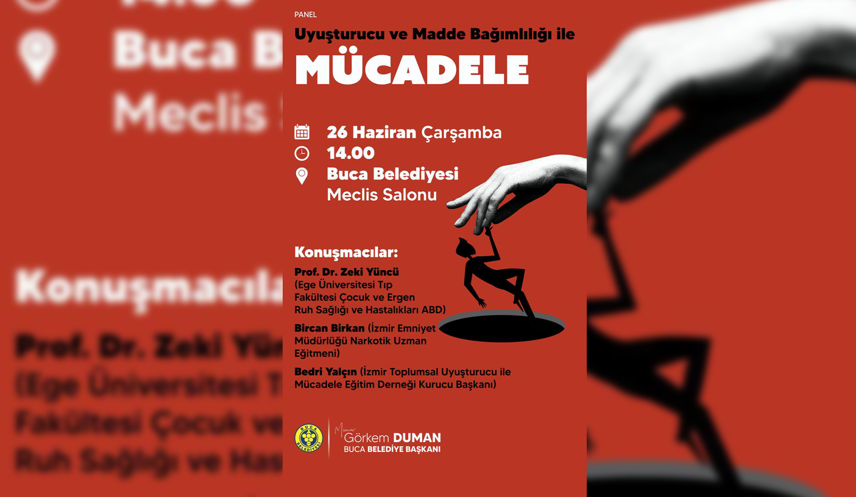 Buca’da uyuşturucu ile mücadele paneli