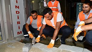 Başkan Yıldız’dan Gece Mesaisi