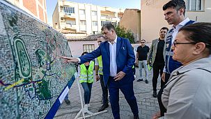 Başkan Tugay Buca’da sürdürülen İZSU çalışmalarını inceledi