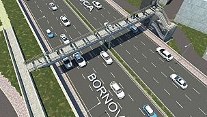 Büyükşehir’den Konak ve Bornova’ya iki üst geçit