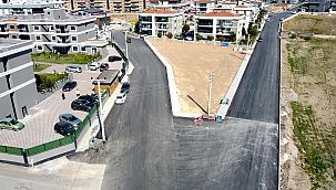 Menderes’te yollar asfaltlanıyor