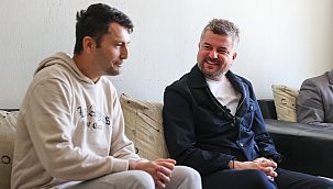 Başkan Duman’dan saldırıya uğrayan işçiye ziyaret