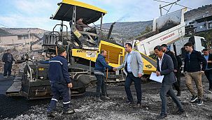 Bornova’da yol çalışmaları tam gaz devam ediyor
