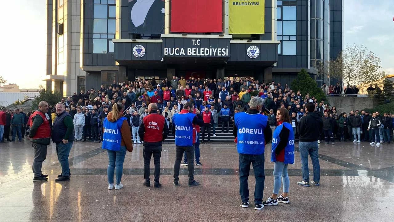 Buca Belediyesi’nde grev başladı