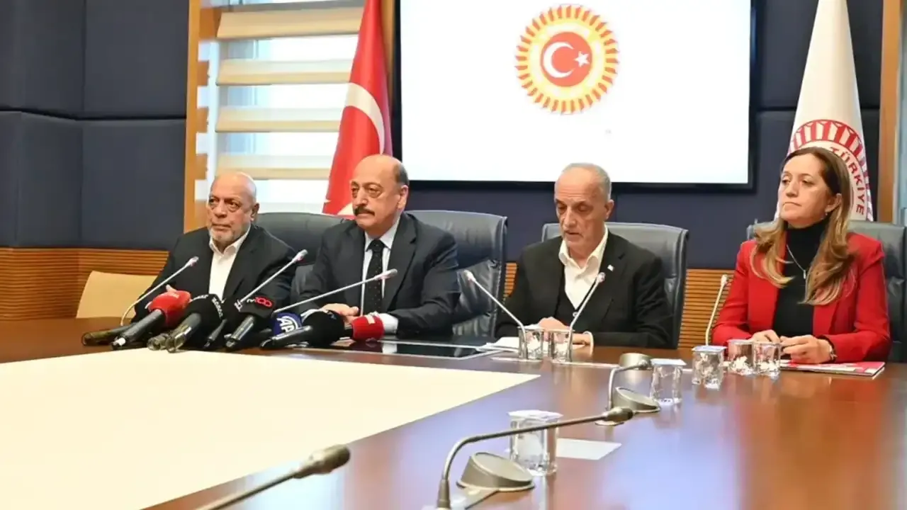 İşçi konfederasyonlarından TBMM’de ortak açıklama