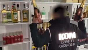 İzmir’deki eğlence mekanlarına kaçak alkol operasyonu
