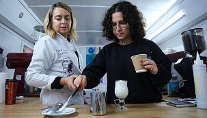 İzmir’in Mobil Barista Otobüsü yollarda
