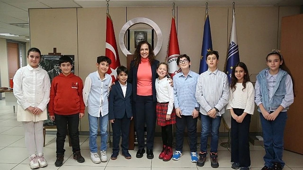 Başkan Ünsal, Kent Konseyi Çocuk Meclisi yönetimiyle buluştu