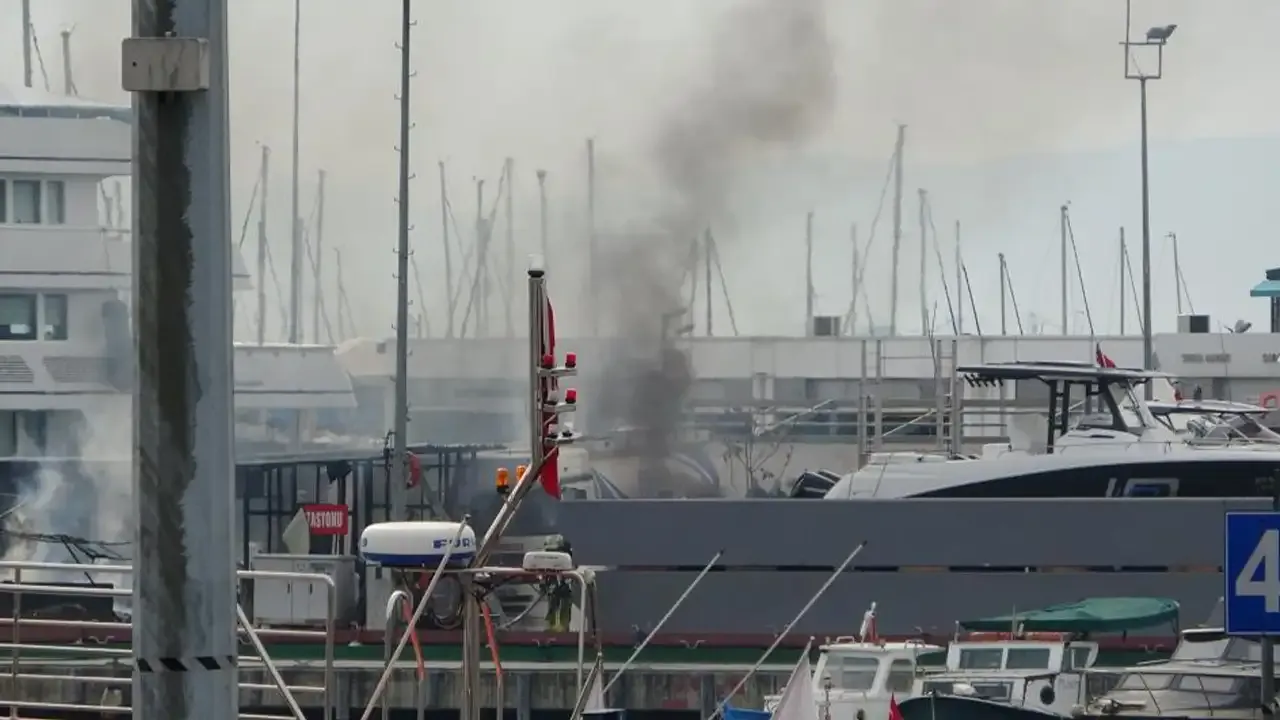 Pendik Marina’da yakıt deposunda yangın