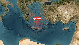 Ege Denizi’nde 5 büyüklüğünde deprem