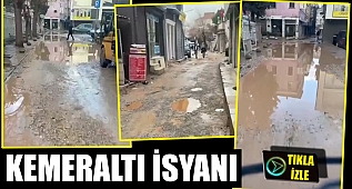 Burası İzmir'in tarihi çarşısı Kemeraltı! Buradan geçiş yok!